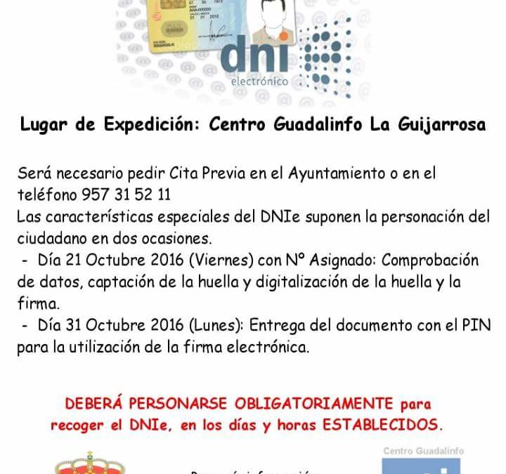 Renovación DNI La Guijarrosa